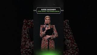 A special message from Katee Sackhoff to the fans at starwarscelebration [upl. by Dael]