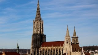 Ulmer Münster  125 Jahre Hauptturm Jubiläumsläuten [upl. by Eyllek]