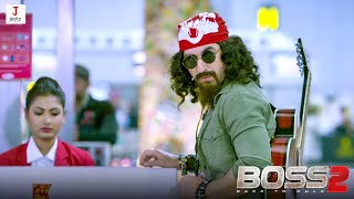 Boss 2  Movie Scene  Jeet Shubhashree Nusraat Faria  Baba Yadav [upl. by Elleraj]