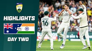 Australia v India 202425  Second Test  Day Two [upl. by Elleinod]