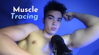 ASMR Muscle Scratches Deep Heavy Breathing Yawning Sounds [upl. by Honeywell]