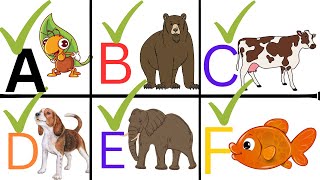 Alphabet Animals  Alphabet Songs  Learn ABCs with the Alphabet Series  Kids Songs [upl. by Swor]