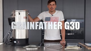 🇺🇸 BEER BREWING with the GRAINFATHER G30 Connect – first brew day from start to finish [upl. by Ervine504]