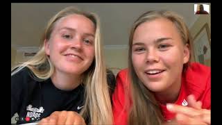 Behind the Crest QampA Anna Jøsendal and Olaug Tvedten joins nationals U19 Euro Championship [upl. by Hyacinthie610]