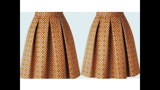 How to cut a box pleat maxi skirt [upl. by Satsok600]