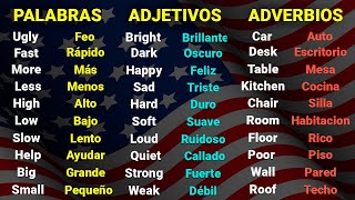 🧠✨ LECCION DE INGLES 100 Verbos  100 Adjetivos  100 Adverbios 📚  Domina Y Aprende Inglés ✅🧠 [upl. by Mullen]