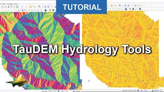 Using TauDEM Tools on OpenTopography and Visualizing Hydrology Products in QGIS  Tutorial [upl. by Arondel]