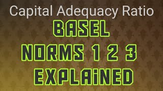 BASEL NORMS123  CAPITAL ADEQUACY RATIOCARCRAR  PART1 ExplainedUPSCTNPSCSSCBanking [upl. by Nuncia677]