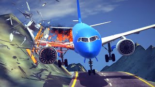 Emergency Landings 53 How survivable are they Besiege [upl. by Onirotciv]