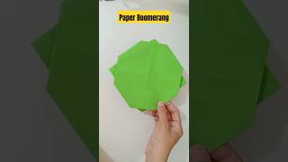 Paper boomerang paper boomerang frisbee diy shorts [upl. by Atik]