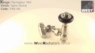 Traditional TRV  Faringdon thermostatic radiator valve  Satin Nickel [upl. by Abercromby507]