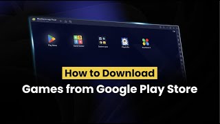 How to download games from Google Play Store on PC with BlueStacks [upl. by Janerich]