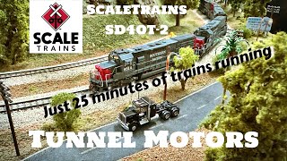 ScaleTrains  Southern Pacific SD40T2 quotTunnel Motorsquot 4K nscale modeltrains railway train [upl. by Mihar]