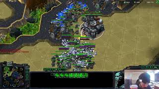 First game of Starcraft on Starlink TvZ FPVPOV Starcraft II [upl. by Toddy]