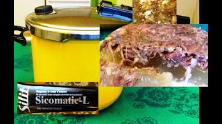 Silit Sicomatic 65L Pressure cookerMaking jellied meatAspic  from veal hooves and tail [upl. by Nnylatsyrc196]