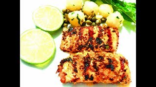 Salmão Muito Prático E Delicioso Tipo GrelhadoIngredientes na descrição [upl. by Elsy]