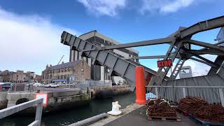 Queenie Swing Bridge in Peterhead [upl. by Eustashe]