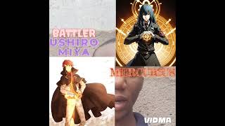 Battler vs Mercurius viral respect umineko featherine hajun battler muzan mercurius happy [upl. by Ahsieki]