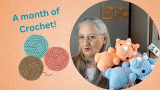 Everything I crocheted in a month [upl. by Kcireddor]