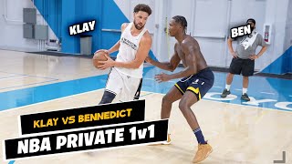 Klay Thompson vs Bennedict Mathurin NBA 1v1 🔥 [upl. by Evangelina]