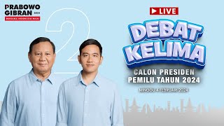 🔴 LIVE  DEBAT TERAHIR CALON PRESIDEN PEMILU TAHUN 2024 [upl. by Asseral]