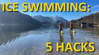 5 hacks for ice swimming from Josef Köberl RESTUBE ambassador and world record holder [upl. by Ydarb]