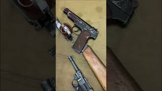 Подойдет ли деревянная кобура от пистолета Стечкин АПС к Маузеру  gun military pistol [upl. by Einohtna512]