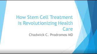 Dr Prodromos Stem Cell FAQ Lecture  Jan 2022 [upl. by Kunkle]