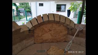 WoodFired Pizza Oven stepbystep building [upl. by Cassilda394]