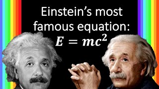 Deriving Einsteins most famous equation Why does energy  mass x speed of light squared [upl. by Haramat960]