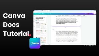 How to Create a Pagebreak in Canva Docs [upl. by Brendan625]