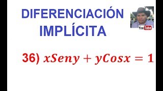 36 Diferenciación Implícita DerivaciónDerivada del Producto Trigonométrica [upl. by Ydnat]