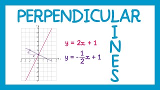 Perpendicular Lines  GCSE Higher Maths [upl. by Annoval]