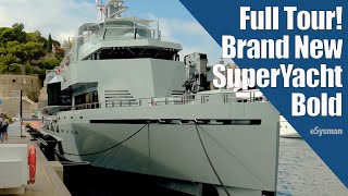 Full Interior Tour Brand New SuperYacht Bold [upl. by Kellsie]