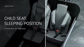 Load 60 I 75 How to put the child seat in the sleeping position [upl. by Rhyne775]