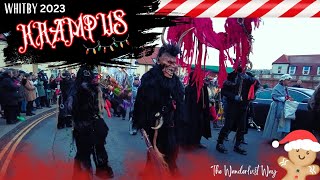 The Christmas Devil  Whitby Krampus Run 2023 [upl. by Applegate]