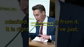 Sen Hawley LOSES IT When Sec Mayorkas Stammers Around Accountability Of Illegal Immigrants [upl. by Lapointe]