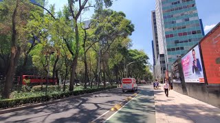 Paseo de La Reforma Avenue  Avenida Paseo de La Reforma Mexico City 🇲🇽 [upl. by Tavey344]