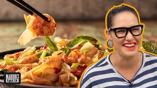 The classic Thai DRUNKEN NOODLES you NEED to know how to make 🔥  Marions Kitchen [upl. by Nuhsar]