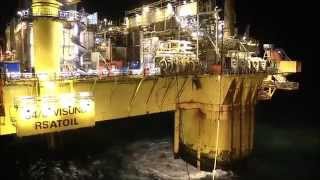 348 Visund Statoil  video recorded from Ocean Response [upl. by Louth]