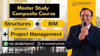 Master Study Composite course in Structures  BIM  Project Management FullTime ONJOB learning [upl. by Orvil]