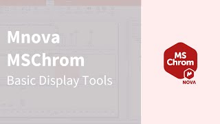 Mnova MSChrom  Basic display tools [upl. by Ssilem]