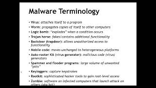 Chapter 8  Malicious Software and Malware analysis [upl. by Onileva]