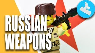 Lego Brickarms Russian Weapon Pack Unboxing [upl. by Zina]