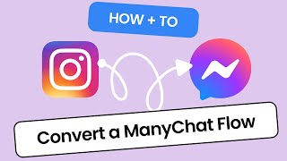 How to Convert Manychat Flows from Instagram to Facebook [upl. by Pike]