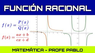 Función Racional  Función homográfica [upl. by Markowitz]