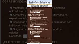 TurboTest CELADORES nº 006 23072024 [upl. by Ytissahc]