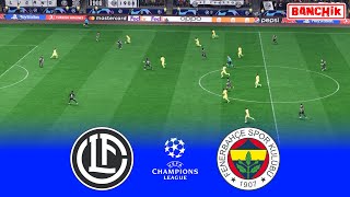 Lugano vs Fenerbahce  UEFA Champions League 2425  Full Match All Goals  FC 24 Gameplay PC [upl. by Huey]