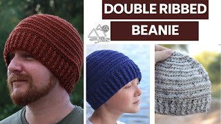 CROCHET Ribbed Beanie in 6 Sizes Baby Child and Adult sizes pattern by Winding Road Crochet [upl. by Everest]