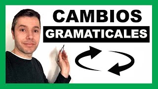 Cambios gramaticales sustantivar adjetivar verbalizar adverbializar [upl. by Kentigera]